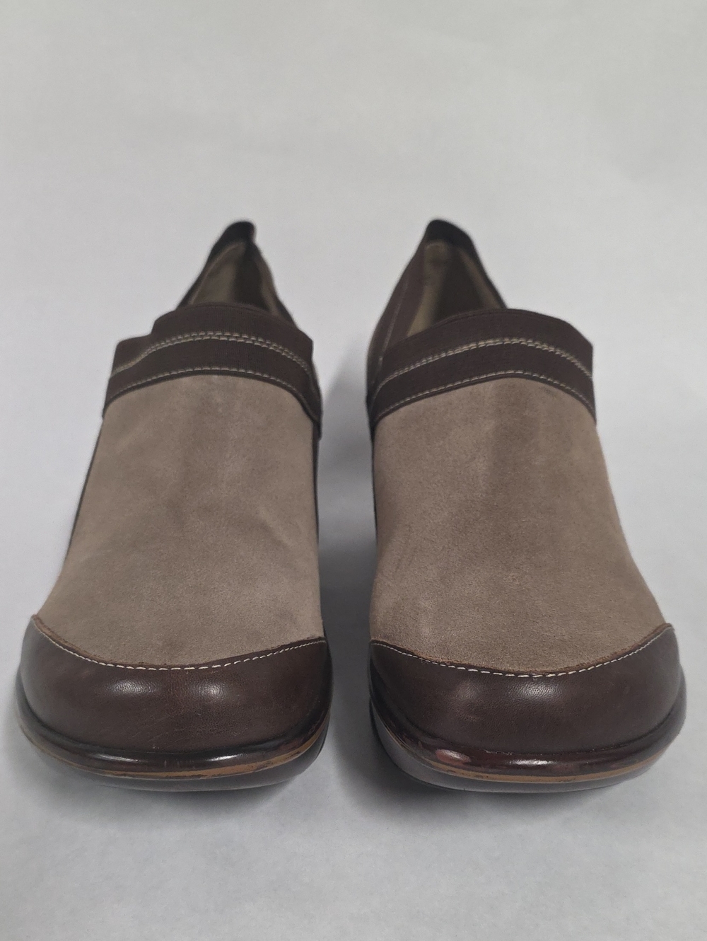 Jambu Women's Cali Classic Comfort Clogs, Beige/Brown, Sport Wedge Design, Sz 11